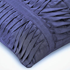 Purpley Beauty - Purple Art Silk Throw Pillow Cover