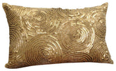Art Silk Gold Decorative Standard & King Shams All Eyes On Gold
