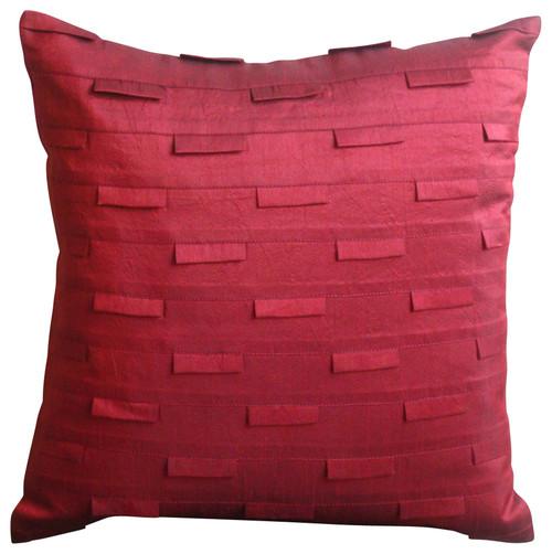 Brown Ocean - Brown Art Silk Decorative Euro Sham