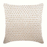 Drop Of Gold - Cream Taffeta Decorative Euro Sham