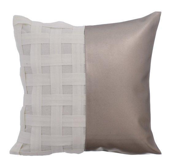 Brown N Half - Brown Art Silk Decorative Euro Sham