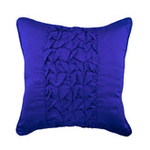 Electric Blue Knots - Blue Art Silk Decorative Euro Sham