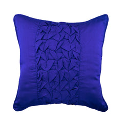 Electric Blue Knots - Blue Art Silk Decorative Euro Sham