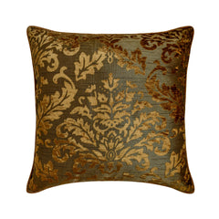 Ellis - Silver & Grey Velvet Throw Cushion Cover