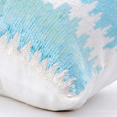Frozen Blue Ombre Euro Sham