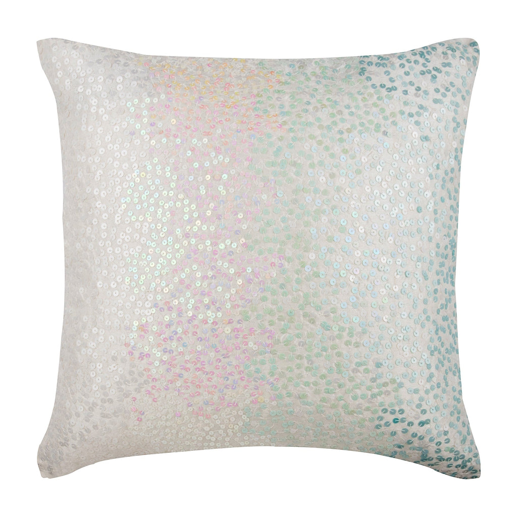 The Faraway Land - Pink Art Silk Throw Pillow Cover