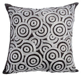 Go Silver Rings Pillow Cover