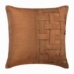 Ivory Bricks - Ivory Art Silk Decorative Euro Sham