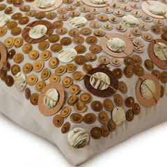 Gold Disco Balls - Gold Art Silk Throw Pillow Cover