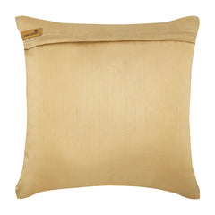 Gold Trellis Silk Throw Pillow Cover