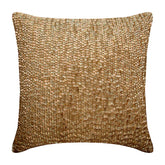 Golden Drops Sequins Throw Pillow Cover
