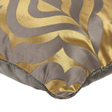 Teal Luxury - Teal Blue Jacquard Weave Throw Pillow Cover