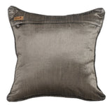 Teal Luxury - Teal Blue Jacquard Weave Throw Pillow Cover