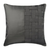 Brown N Half - Brown Art Silk Decorative Euro Sham