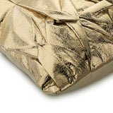 Stunning Silver - Silver Faux Leather Throw Cushion Cover