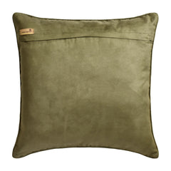 Damask Garden - Green Silk Throw Cushion Cover