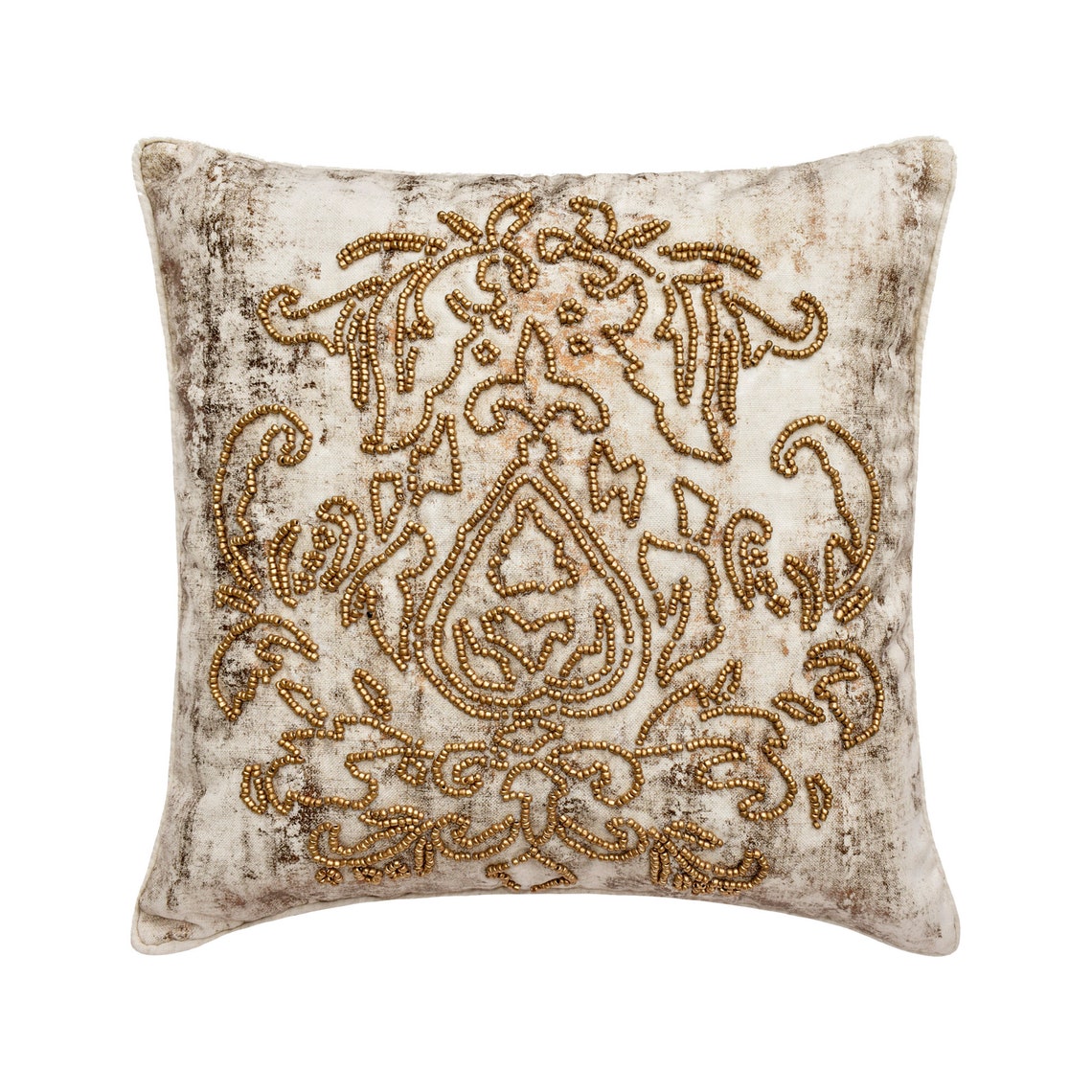 Aureate Whisper Throw Pillow Cover