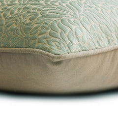 Soroush - Blue Jacquard Silk Decorative Euro Sham