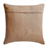 Burnished Silver - Blue & Silver Jacquard Throw Pillow Cover