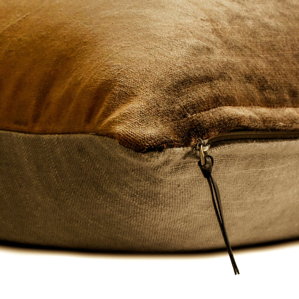 Velvet Gold Jules - Gold Velvet Throw Cushion Cover