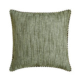 Sage Jute Throw Cushion Cover