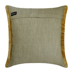 Jute Carnival - Grey Jute Throw Cushion Cover