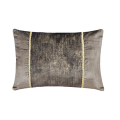 Resplendent Cream - Cream Suede Lumbar Pillow Cover
