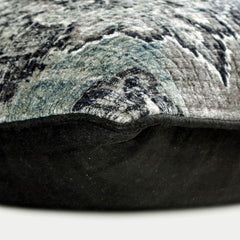Lilah - Grey Velvet Throw cushion Cover
