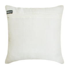 Darpan White - White Silk Throw cushion Cover