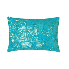 All Eyes on Ivory - Ivory Silk Lumbar Cushion Cover