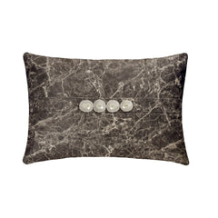 Quartz Center Grey Lumbar Pillow Cover