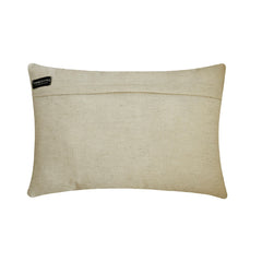 Terra Beige - Beige Jute & Linen Lumbar Pillow Cover