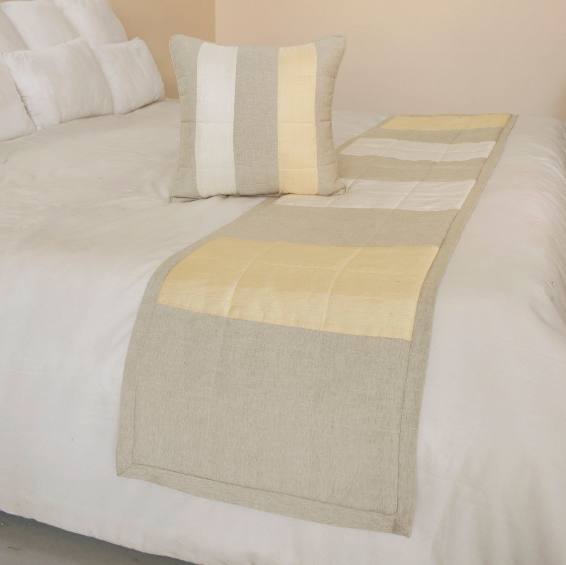 Alikka Decorative Bed Runner and Cushion Cover