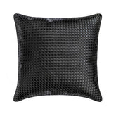 Tanner Black Throw cushion Cover