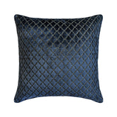 Geolattice Navy Throw Cushion Cover