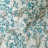 Blue Star Fauna - Cotton Blue Decorative Bed Runner and Cushion Cover