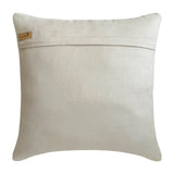 Sterling Hide - Silver Faux Leather Throw Pillow Cover