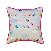 Chirpy Cheeks Throw Pillow Cover
