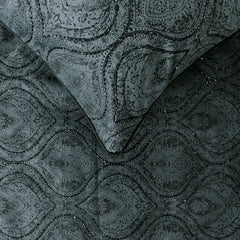 Beatrice - Suede Gray Decorative Bed Runner and Cushion Cover