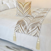 Clarissa Serene Decorative Bed Runner and Cushion Cover