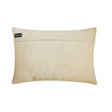 Chevron Strike - Beige Jute Lumbar Cushion Cover