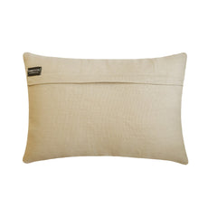 Lace Serenade - Beige Linen Lumbar Cushion Cover