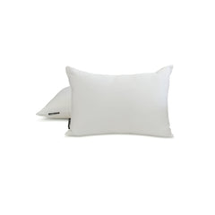 White Slub Satin - White Satin Lumbar Pillow Cover