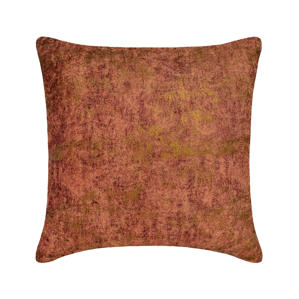 Rust Gilded Glamour Throw Cushion Cover