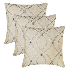 Juliette - Beige Linen Throw Cushion Cover