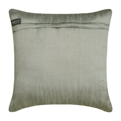 Mosaic Mood Grey - Gray Jacquard Throw Cushion Cover