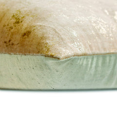 Ivory Gilded Glamour - Ivory & Gold Suede Throw Cushion Cover