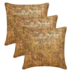 Gold Gilded Glamour - Gold Suede Throw Cushion Cover