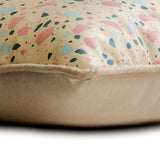 Terrazo Fun Beige Lumbar Pillow Cover
