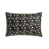 Terrazo Fun White - White Faux Leather Lumbar Pillow Cover